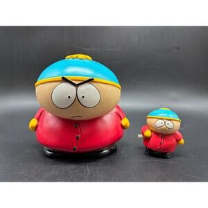 South Park Eric Cartman Figure Lot - Fun 4 All 6” Vinyl Figure + Wind-Up Walker